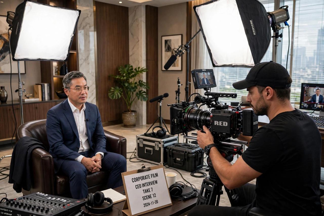 RED 8K Executive Interview Shoot